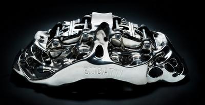 Figure 3: This part for the Bugatti Chiron is the world's largest 3D printed brake caliper.