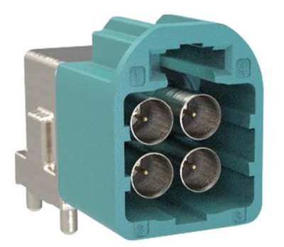 Figure 1: Amphenol RF AUTOMATE Type A Mini-FAKRA connector.