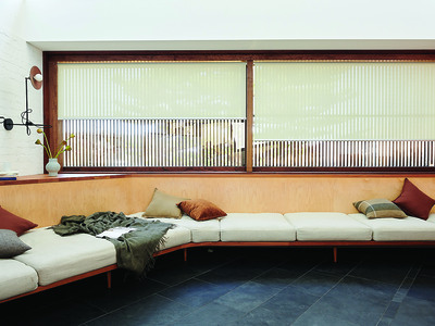 luxaflex window coverings made was recycled ocean microplastic