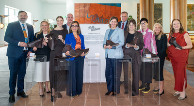 Epson in attendance at and supporting the recent AFC R.M.Williams National Manufacturing Strategy for Australian Fashion and Textiles 2026 - 2036 launch at Parliament House in Canberra