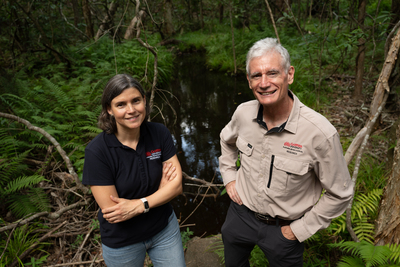 Professor David Hamilton, Australian Rivers Institute & Liliana Pagliero, Australian Rivers Institute Senior Research Fellow